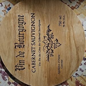 Wine cask thirstystone cheese board